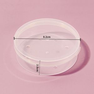 Large Cotton Candy Powder Puff Empty Box Loose Powder Puff Storage Portable Box Air Cushion Puff Organizer Beauty Tool