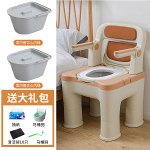 ที่นั่งชักโครกสำหรับผู้สูงอายุที่นั่งชักโครกเคลื่อนย้ายได้เก้าอี้ชักโครกขนาดใหญ่ใช้ในบ้านเก้าอี้กันลื่นแบบพกพาสำหรับผู้ป่วยผู้พิการสูงอายุ