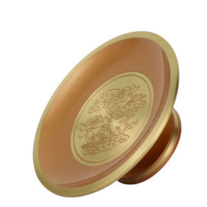 Buddha Utensils Worship Supplies Plate Water Fruit Plate Buddhist Offering Tribute Plate Brass Worship God Buddhist Offering Fruit Tray Household Fruit Plate