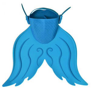 Swimming Workout Devices Mermaid Flippers Childrens Flippers Teenagers Diving Single Piece Full Silicone Flippers