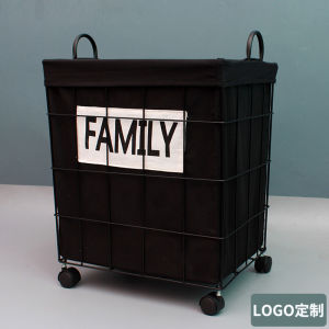 Luxury Laundry Hamper Clothes Basket with Lid Home Use Storage Basket for Dirty Clothes Nordic Style Bedroom Storage Bin