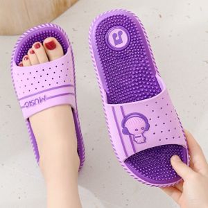 Massage Slippers Summer Mens Sandals Home Non-Slip Bathroom Slippers Deodorant Indoor Bath Plastic Slippers for Women