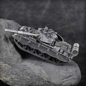 Wood Public Goods China 59D Main Battle Tank All-Metal Finished Model Retired Souvenir