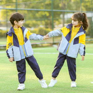 Bộ Đồ Đi Học Mùa Đông Cho Trẻ Em 3-14 Tuổi Bộ Ba Mảnh Chống Gió Chống Thấm Nước Ấm Áp Thoáng Khí Trang Phục Lớp Học