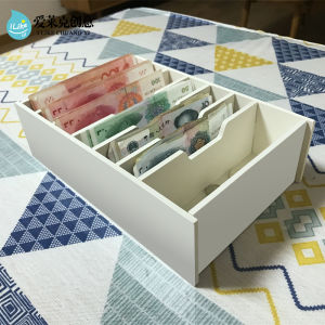 Máy Tính Để Bàn Bằng Gỗ Hộp Lưu Trữ Phân Loại Tiền Xu Và Tiền Tệ Ngăn Kéo Văn Phòng Đơn Giản Hộp Đựng Tiền Mặt Hình Chữ Nhật Một Lớp Chống Bụi Chống Thấm Nước