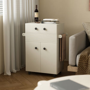 Wotime Living Room Sofa Side Cabinet Creative Sideboards Cabinet Side Cabinet Light Luxury Storage Drawer Storage Cabinet Bedroom Bedside Locker