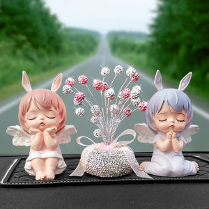 ของตกแต่งรถยนต์สุดน่ารักสำหรับผู้หญิง Mercedes-Benz BMW Audi Porsche เครื่องประดับตกแต่งภายในรถยนต์ กลิ่นน้ำหอมรถยนต์