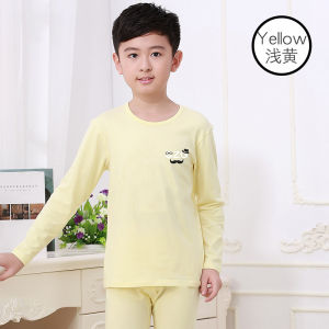 Cotton Autumn and Winter Thin Medium and Large Childrens Thermal Underwear