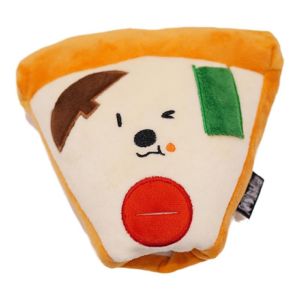 Come to Wire Drawing! Ins-Style Pizza-Shaped Pet Food Storage Noise Paper More than the Toy Dog Smell Modes Consumption Artifact