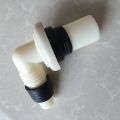 Washing Machine Drain-Pipe Tee Joint Floor Drain Special Adapter Downcomer Silicone Straight Elbow Connecting Pipe Fittings. 