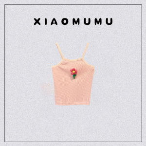 Little Mu Mu Girls Camisole Summer Western Style Cute Baby Girl 2022 Summer Clothes Thin Baby Western Style Shirt