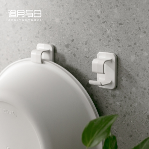 Washbasin Hook Button Punch-Free Bathroom Washbasin Shelf Wall Wall-Hung Basin Buckle Washbasin Storage Rack