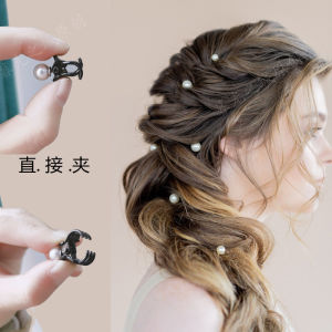 Original Glow Jewelry Simple Elegant Pearl Star Clip-On Hair Accessories Stylish South Korea and Japan Inspired Grips for Women