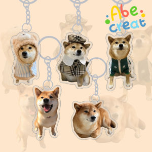 พวงกุญแจหมาชิบะตันตัน | จี้หมาอะคริลิคน่ารักหมาชิบะสุภาพบุรุษน่ารักลายการ์ตูนน่ารัก