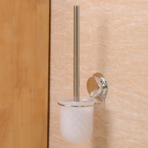 Jiabao ชุดชั้นวางแปรงขัดห้องน้ำแบบดูดติดผนังชุดแปรงขัดห้องน้ำแบบไม่ต้องเจาะรูชุดแปรงทำความสะอาดขนนุ่มแปรงขัดห้องน้ำ