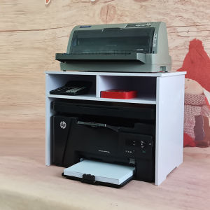 Double Layer Desktop Pin Type Printer Stand Copy Machine Storage Rack Thermal Paper Electronic Face Single Placement Shelf