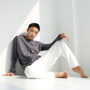 Áo Múa Hiện Đại Phủ Nhất Nt812 Trang Phục Luyện Công Múa Nam Nữ Áo Phông Trang Phục Biểu Diễn Cỡ Lớn Rộng Rãi Dài Tay Múa Cổ Điển