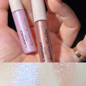 ♧ CANMAKE Jingtian Silky Eyeshadow Liquid Fine Glitter Pearlescent Liquid Eyeshadow Lasting Eyeshadow Honey♘
