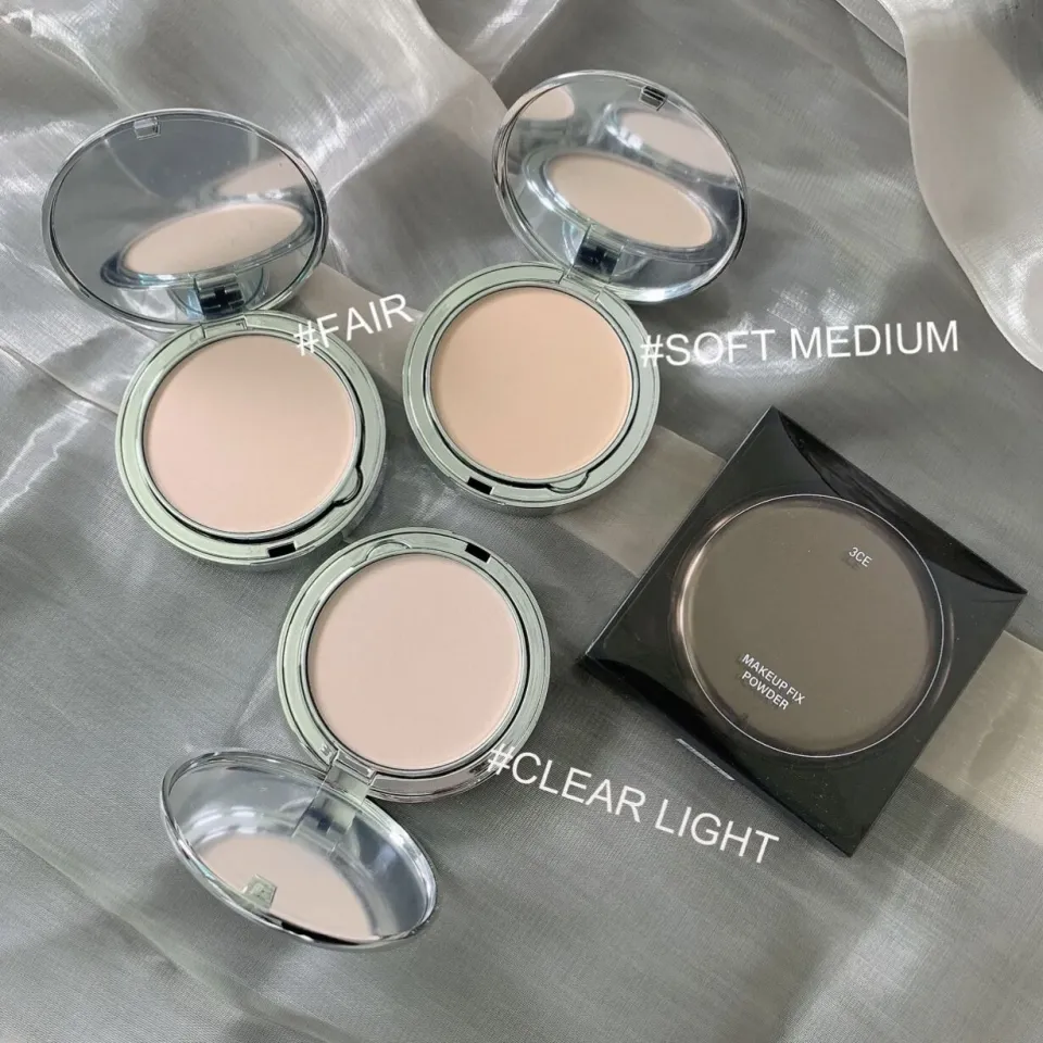 3CE New Silver Case Oily Skin Brightening Finishing Powder