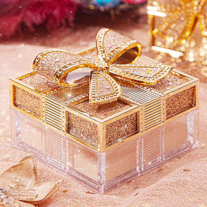 Powder set makeup powder lasting control waterproof sweat do not take off makeup women black pepper set makeup four-color grid honey powder 24 hours