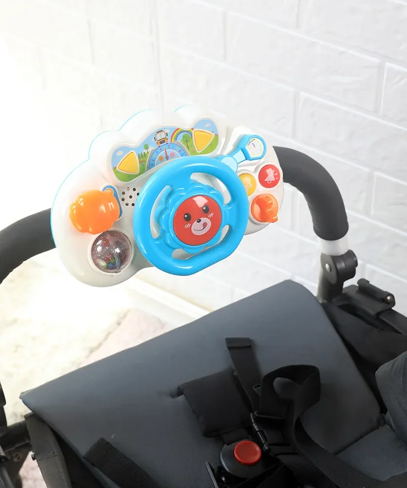 Steering wheel clearance for pram