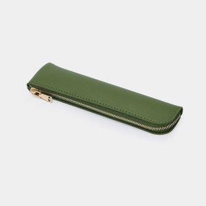 iPad Pencil Pen Sleeve Fresh Leather Mini Small Pen Bag Creative Minimalist 3-4 Capacity Men and Women High and Middle School
