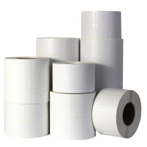 กระดาษฉลากความร้อนแนวตั้งสําหรับอุปกรณ์สํานักงาน กันน้ํา กันรอยขีดข่วน กันน้ํามัน เหมาะสําหรับเครื่องพิมพ์ฉลาก