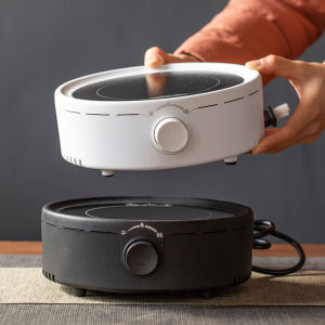 Mini Electric Ceramic Stove Glass Pot Boiling Water Tea Brewer Quiet Home Use Retro Chinese Style Heat Resistant Glass Tea Set