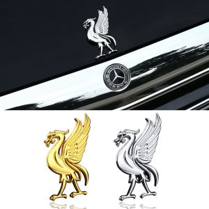 Red Army Liverpool Team Logo Metal Car Sticker Phoenix 3D Personalized Car Mark Reflective Decoration Sticker Auto Decal