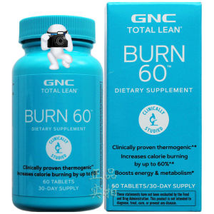 ※Công thức giảm cân khoa học GNC của Mỹ burn60 60 viên có chứa Guarana hàng thật dầu mỡ jiananxi✵