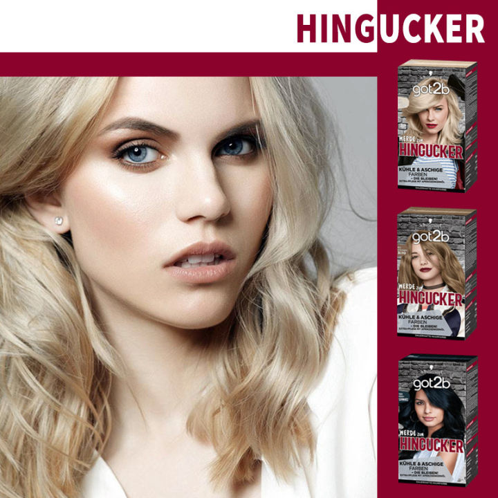 German Schwarzkopf Essential Oil Hair Colour Light Linen White Gold