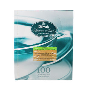 ◎Food and Beverage Special Pack Dilma Vanilla Black Tea Dilmah Tea Bag 100 Bag Sri Lankan Imported Tea♞