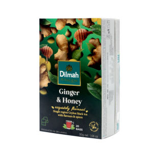 Dilmah Dilma Honey Ginger Flavor Black Tea 20 Pack 30g Cartons of Sri Lankan Tea Black Tea
