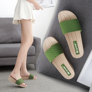 Summer Seaside Stylish Thick Sole Korean Style Outdoor High Heel Slippers