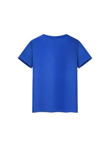 Childrens Cotton T-Shirts Short Sleeve round Neck Solid Color Sweat Absorbent Summer Performance Activity Class Uniform Top