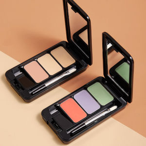 Three-color masking cream to cover acne spots dark circles natural makeup and skin tone makeup artist#39s use