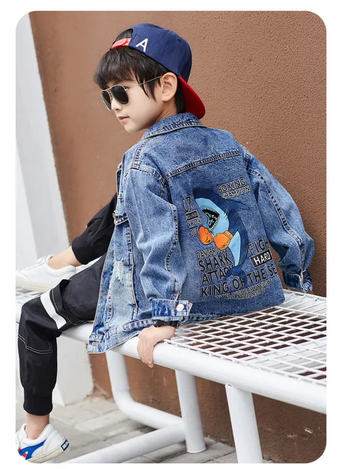 Denim hot sale jacket children's