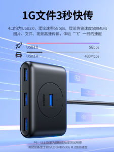 USB Extender Green Union USB Multi-Interface Adapter Power Supply Disk Drive Docking Station High Speed Data Transfer Cable