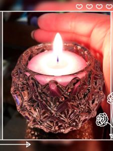 European Style Crystal Candle Holder Creative Romantic Glass Cup Candlelight Dinner Wedding Birthday Bar Ornaments Home Decoration