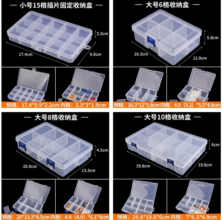 Parts Storage Box, 5.8cm Diameter Clear Plastic Organizer Container Box  Transparent Bead Organizer Box Case Plastic Storage Box For Crafts Storage  Box Parts 