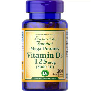 ✣Puripulay US Imports Vitamin d3 Soft Capsule 5000iu100 to Promote Calcium Absorption and Calcium Supplementation✩