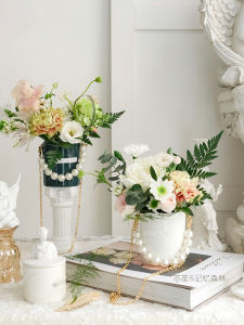 ถ้วยเซรามิกพกพาพร้อมดอกไม้สดจาก Xinsong ของขวัญวันเกิด งานแต่งงาน วันหยุด วันแม่ วันปู่ย่า วันคริสต์มาส ของขวัญที่ไม่ซ้ำใคร