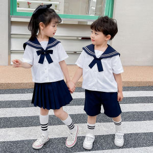 Childrens Performance Costume Boys and Girls Kindergarten Navy Style Sailor JK Suit Cheerleading Dance Performance Costume