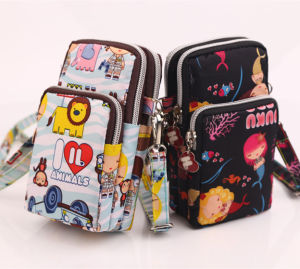 Ningduo กระเป๋าคล้องข้อมือสำหรับวิ่งอเนกประสงค์แบบใหม่กระเป๋าใส่โทรศัพท์มือถือกระเป๋าสะพายไหล่สะพายข้างสำหรับผู้หญิงกระเป๋าใส่เหรียญ6นิ้วไซส์ใหญ่กระเป๋าคล้องแขน