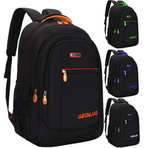 Large Capacity Travel Backpack Mens Business Double Shoulder Bag Womens Laptop Bag Simple Travel Bag High School Book Bag