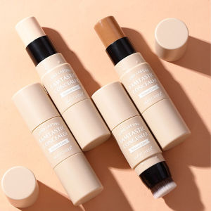 Double-headed high-gloss cosmetic stick dual-purpose high nose bridge shadow shadow shadow brightens skin tone beginner concealer big brand