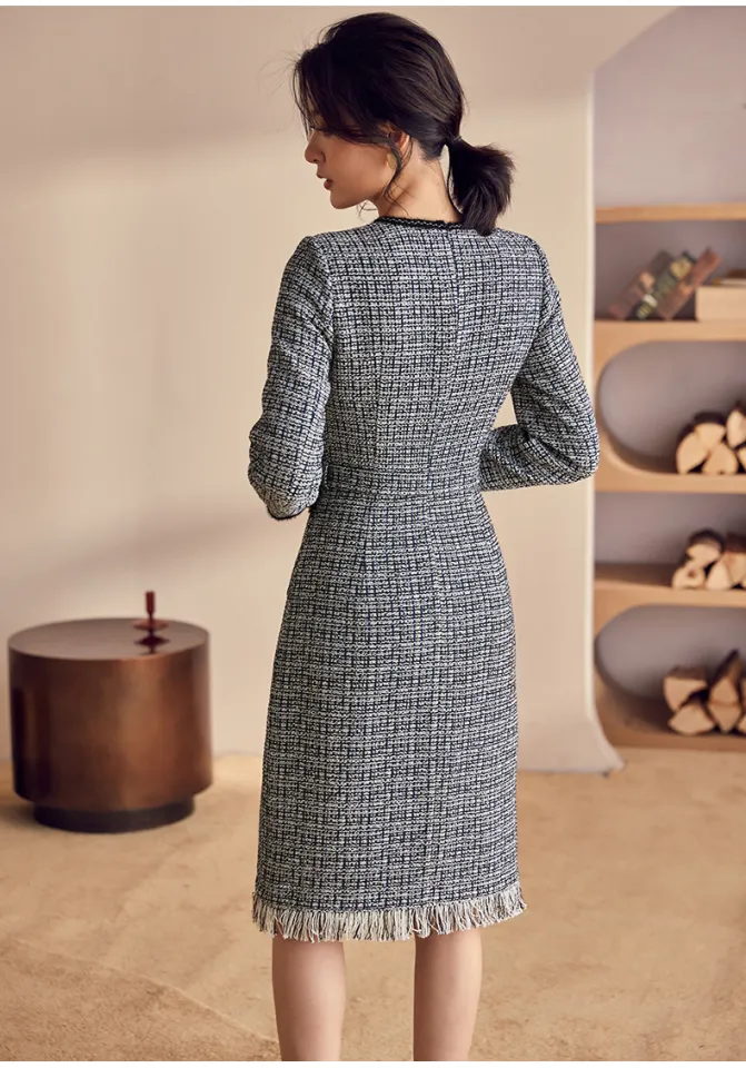 herlipto Classic Tweed Midi Dress（Herlipto Classic Tweed
