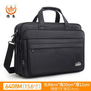 Large Capacity Business Canvas Oxford Business Briefcase