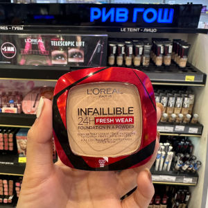 ✯Russian genuine goods L #39Oré al infallible24-hour -controlled matte powder cake lasting makeup without glossy▲