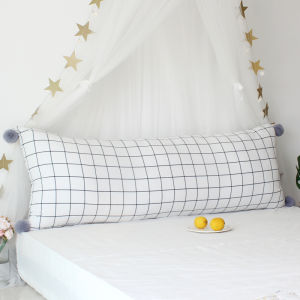 INS Nordic Bed Head Cushion Long Cushion Large Backrest Pillow Soft Bag Removable and Washable Tatami Bed Backup Double